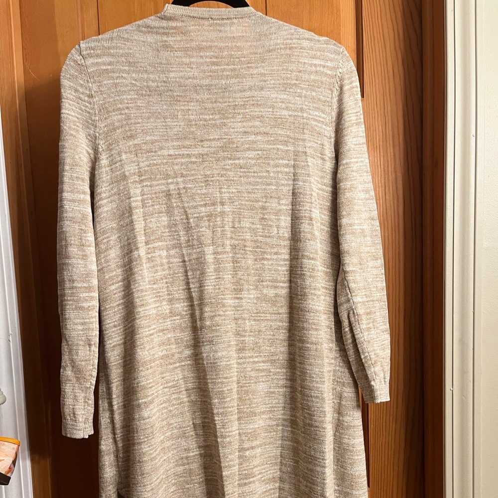 Talbots lightweight duster marled LP - Picture 2 of 7
